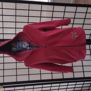 VS Pink 3/4 sleeve zip up jacket (USED)